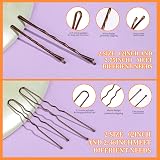 Teenitor 300pcs Bobby Pins Kit Brown Hair Pins Bun Pins Hair Bands 2in 2.75in view 8