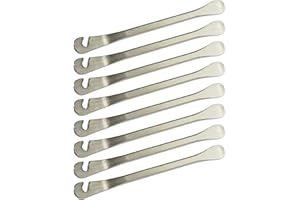 Zelerdo 8 Pack Bike Tire Lever Tyre Spoon Iron Changing Tool for Repair Bike Tube