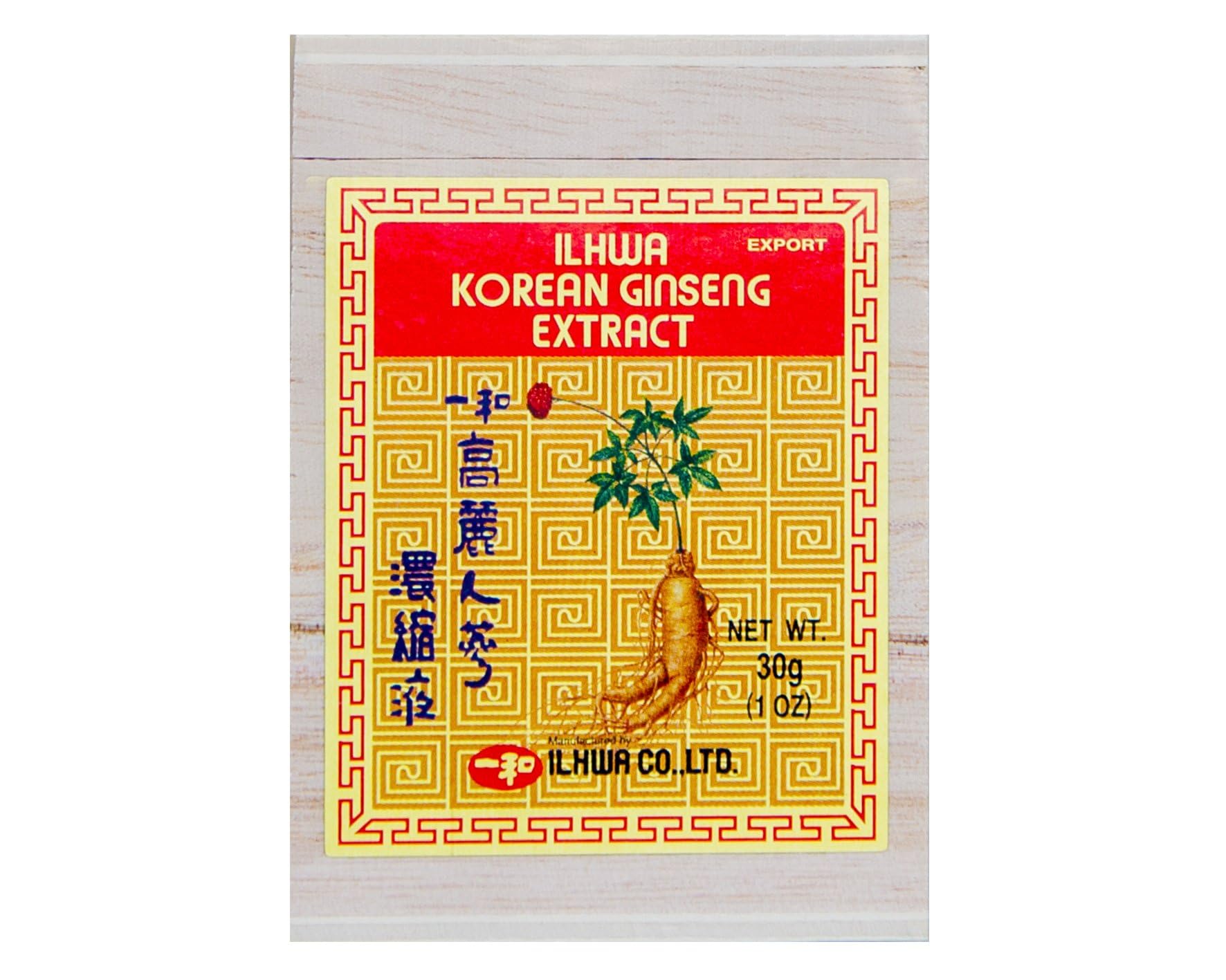 Il Hwa Korean Ginseng Extract - Natural Energy and Focus Support - High Ginsenoside Pure Concentrate - 30g (with Measuring Spoon)