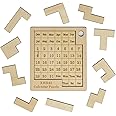 Calendar Puzzle - Daily Calendar Puzzle Wooden,365 Days Date Puzzle,Puzzle Advent Calendar for Adults
