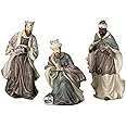 Sullivans Three Wise Men Nativity Set of 3, Nativity Scene, Hand Painted Nativity Sets for Christmas, Tabletop Desk Display Christmas Decor