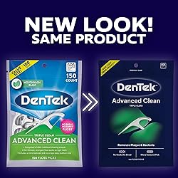 DenTek Triple Clean Advanced Clean Floss Picks, No