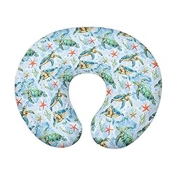 TSVAGA Turtle Nursing Pillow Covers for Baby