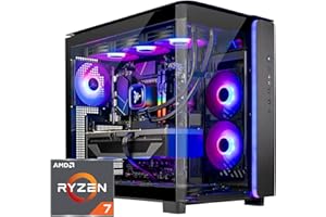 SKYTECH GAMING Skytech King 95 Gaming PC Desktop, Ryzen 7 7700X 4.5 GHz (5.4GHz Turbo Boost), NVIDIA RTX 4070 Ti Super 16GB GDDR6X, 1TB Gen4 SSD, 32GB DDR5 RAM 5600 RGB, 750W Gold PSU, ARGB AIO, Wi-Fi, Win 11 Home