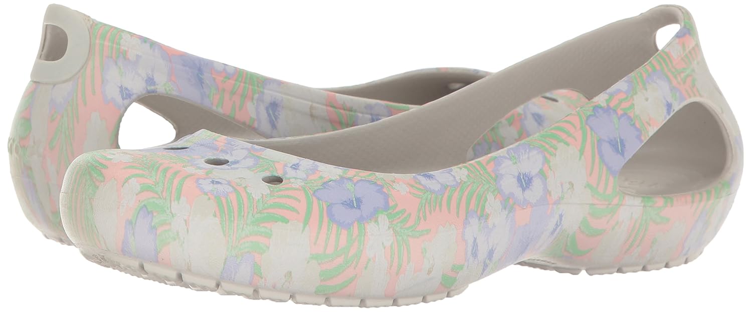 crocs women's kadee graphic w ballet flats