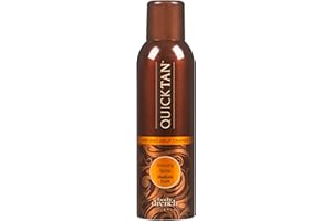 Body Drench QuickTan Instant Self Tanner Bronzing Spray, Salon-Quality Medium/Dark Tan, Streak-Free, Tinted Formula, 6 oz, 1-pack