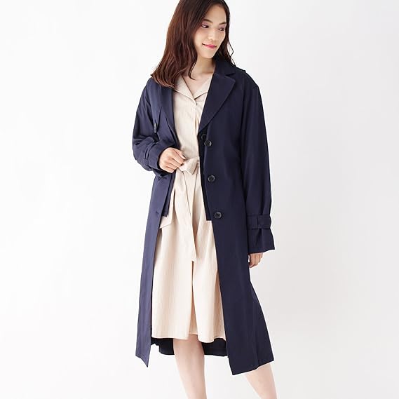 Amazon インデックス Index 3wayトレンチコート C 01 S ネイビー 093 コート ジャケット 通販