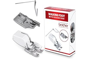 YMXFAWO Walking Foot for Brother, Singer, Janome & All Low Shank Sewing Machines | Universal Fit Presser Foot Kit for Quilting, Bag Making, Home Decor