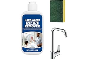 Hard Water Shower Cleaner,Extra Strength Cleaning Stain Cleaner - Shower Glass Stubborn Spot Remover | for Bathroom Kitchen T