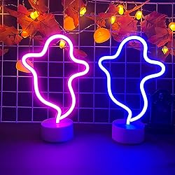 Halloween Decoration Ghost Neon Sign with