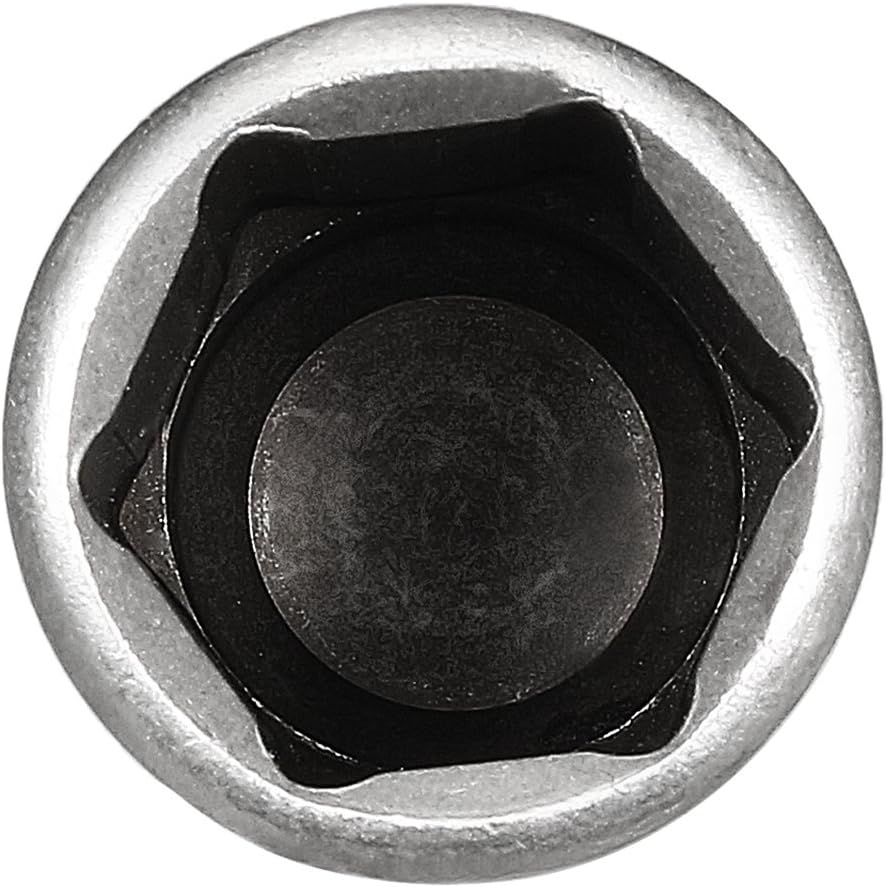 Sourcingmap 1/4" Quick-Change Hex Shank 17mm Nut Setter Driver Drill Bit, 100mm Length, Metric No-Magnetic - Image 5