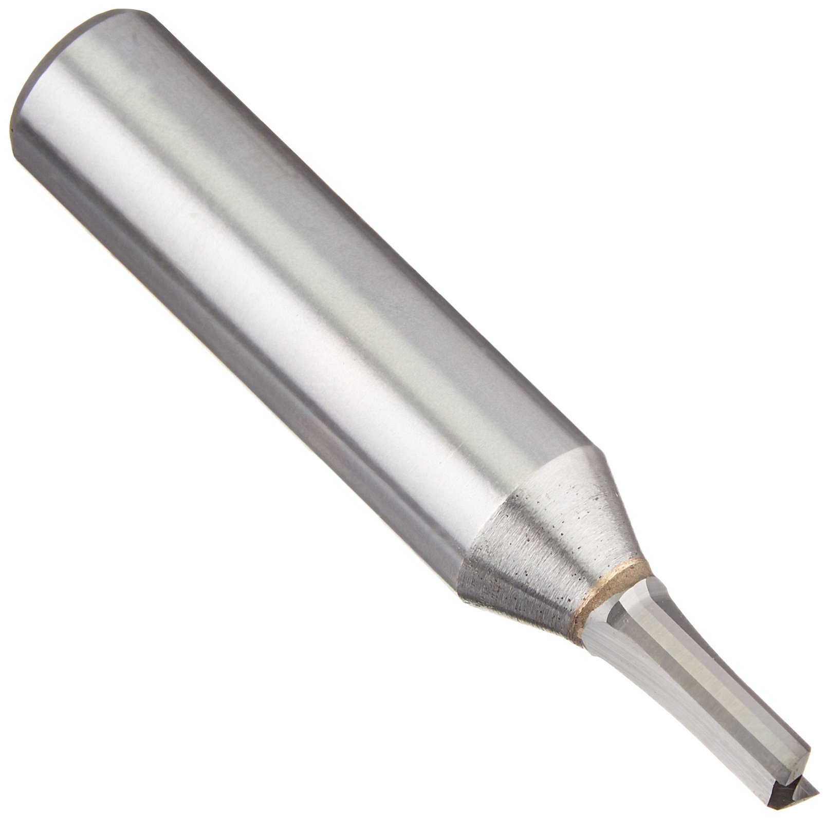 Yonico 14008 - Solid Carbide Insert Straight Router Bit, Cutting Diameter: 7/32", Cutting Length: 3/8" - 1/2" Shank