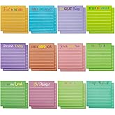 24 Pack 720 Sheets Bible Verses Sticky Notes Post It Inspirational Scripture Quotes,3 x 3 Inch Christian Motivational Positive Memo Pads Mini Notepads with Lines,Religious Office & School Supplies