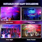 SZPACMATE Astronaut Galaxy Star Projector with Remote & Timer, White view 6