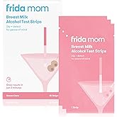 Frida Mom Alcohol Test Strips for Breastmilk, Detects Alcohol in 2 Mintues for Peace of Mind, 15ct