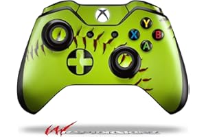 WraptorSkinz Decal Style Vinyl Skin Wrap compatible with XBOX One Original Wireless Controller Softball - (CONTROLLER NOT INCLUDED)