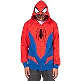 Marvel Spider-Man Hoodie Men's Cosplay Costume Zip Up Hooded Sweatshirt