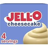 Jell-O Instant Pudding &amp; Pie Filling Mix, Cheesecake, 3.4 oz Box | Sweet Treat, Just Mix with Cold Milk &amp; Set in 5 Minutes, Individually Sealed Pouch