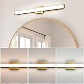 Modern LED Bathroom Vanity Light 36 inch 24W Dimmable 3CCT Bathroom Light Fixture Over Mirror Rectangle Bath Vanity Light Bar