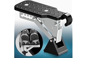 DYFURN Car Door Step 2024 Upgraded | 7 Gear Adjustable Car Step Hook and Foldable Foot Pedal Supports Both Feet | Max Load 500 lbs | Convenient Car Roof Access for Most Cars, SUVs, and Trucks