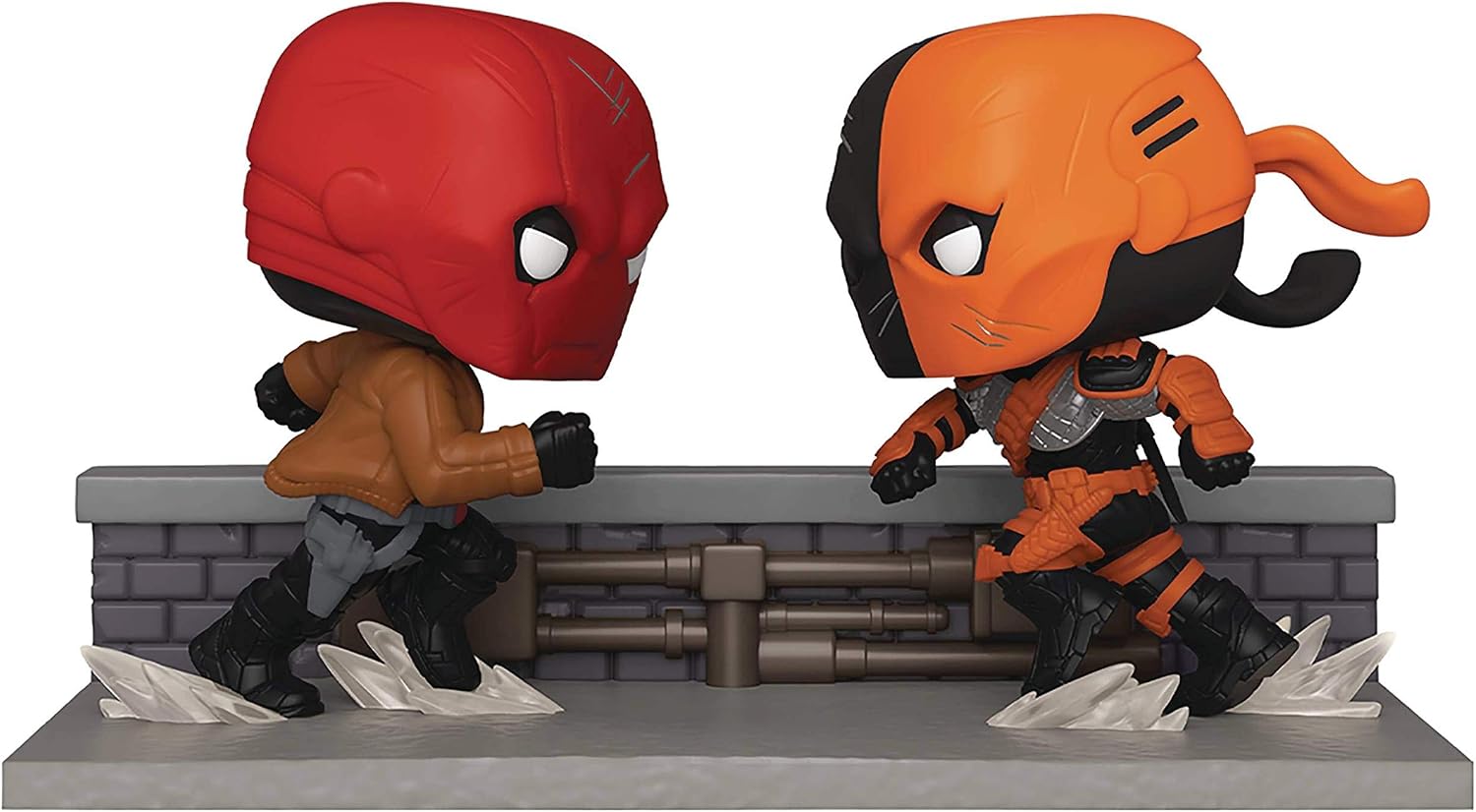 POP COMIC MOMENT DC RED HOOD VS DEATHSTROKE PX FIG, Multicolor