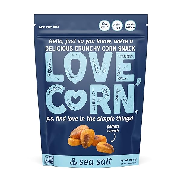 LOVE CORN SEA SALT | DELICIOUS CRUNCHY CORN...