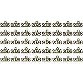 Shapenty Mini 2026 Charms Metal Year Signet 2026 DIY Pendant Charm Accessory Bulk for Bracelet Necklace Earring Keychain Craft Jewelry Making Christmas Graduation Party Decor, 40PCS