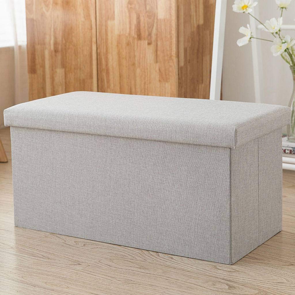 Otomanas y reposapiés Nórdico Plegable Suave Cómodo Taburete para