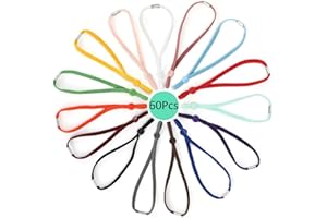 Hollosport Stretchy Whelping Collars for Kittens and Small Puppies, 15 Colors 60Pcs Assorted Adjustable Identification Loops for Newborn Small Animal Litters, Multi Colored ID Bands (4 Inch)