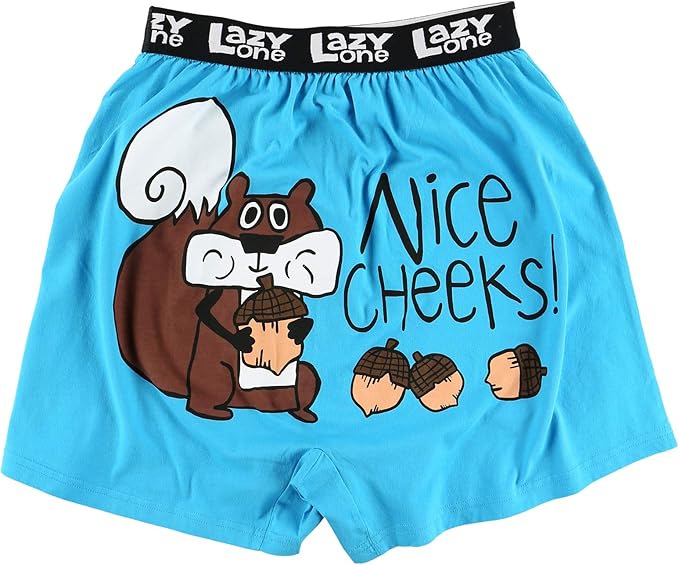 Lazy One Funny Boxers, Novelty Boxer Shorts, Humorous Underwear, Gag