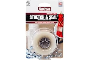 Nashua - 1 in. x 10 ft. Stretch & Seal Self-Fusing Silicone Tape in Clear