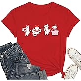 Floral Cat Valentines Shirt Women Womens Valentines T-Shirt Cat Lover Valentines Gift Tee Tops