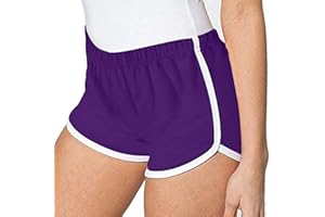 Ruziyoog Women's Cotton Shorts Gym Shorts Yoga Shorts Summer Running Active Shorts Dance Elastic Shorts, Pack of 3