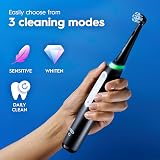 Oral-B iO 3 Matt Black Ultimate Clean Electric Toothbrush with Charger Pouch view 7