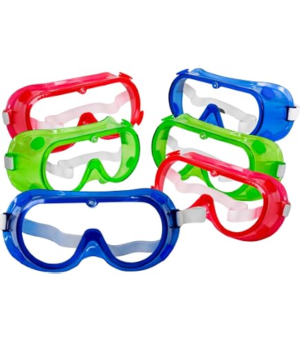 Gafas De Seguridad Para Niños Jomixa, Gafas De Laboratorio 3 | Meses