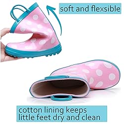 WTW Toddler and Kids Rain Boots Unisex-Child