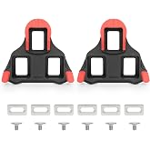 ATWEINA SPD-SL Bike Cleat Set | Compatible With SHIMANO SPD-SL Pedal System for SPD-SL Pedals ;Made of Aluminum and Composite Material