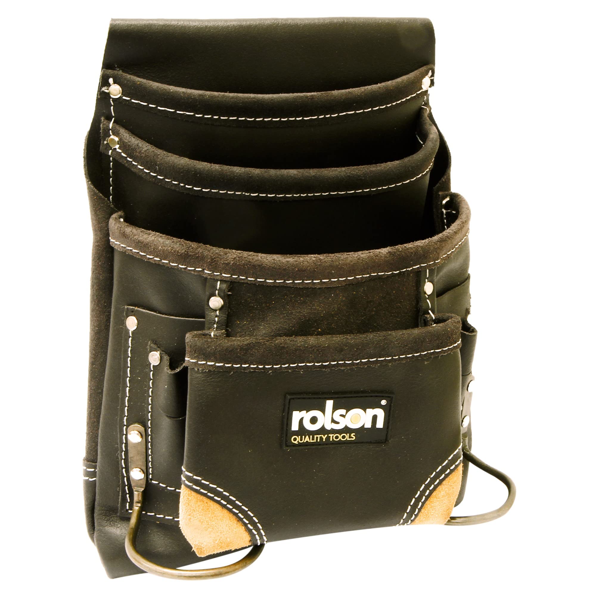Rolson 68883 Single Oil Tan Leather Tool Pouch
