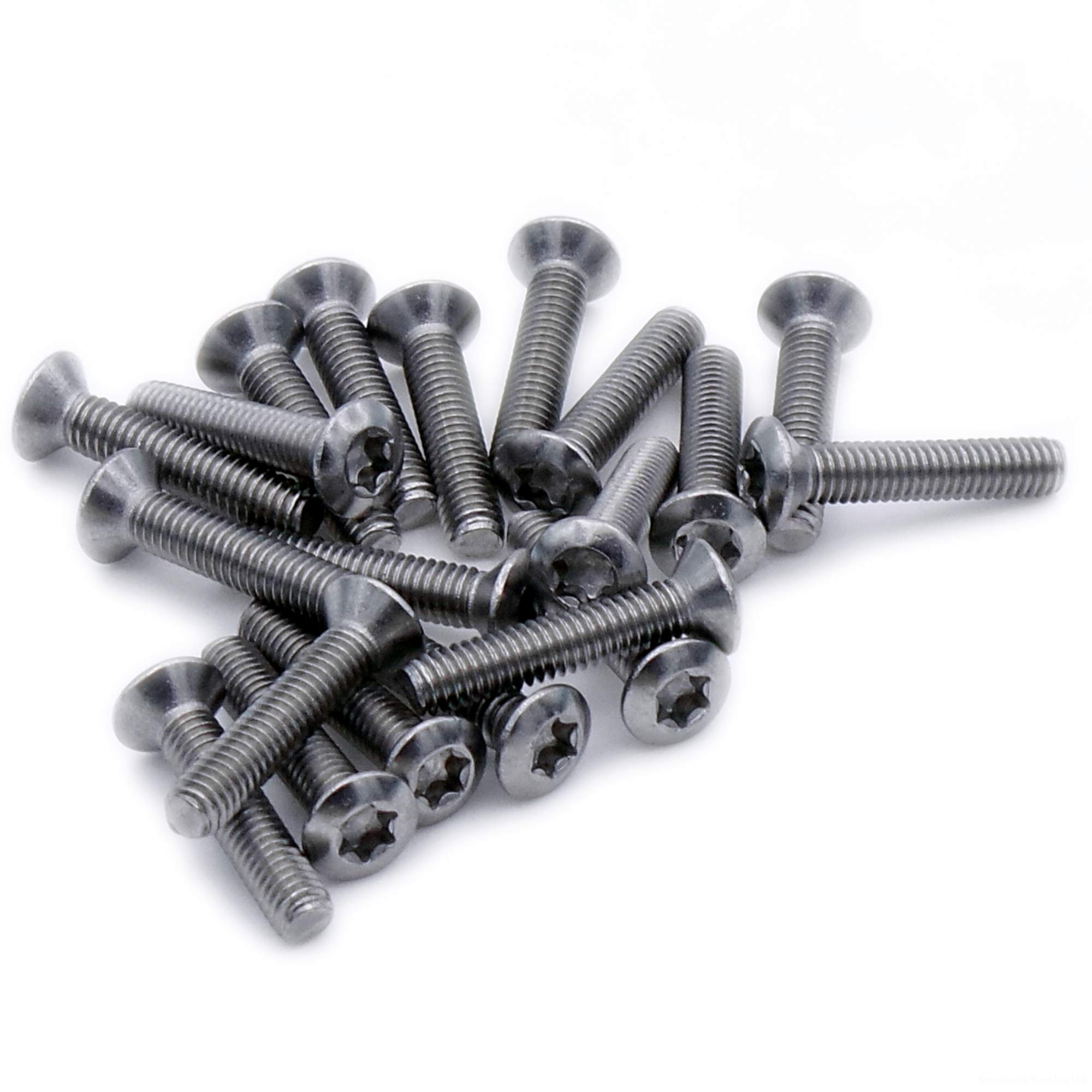 M4 (4mm x 12mm) TX Socket Raised Countersunk Machine Screw (Bolt) - Stainless Steel (A2) (Pack of 20)