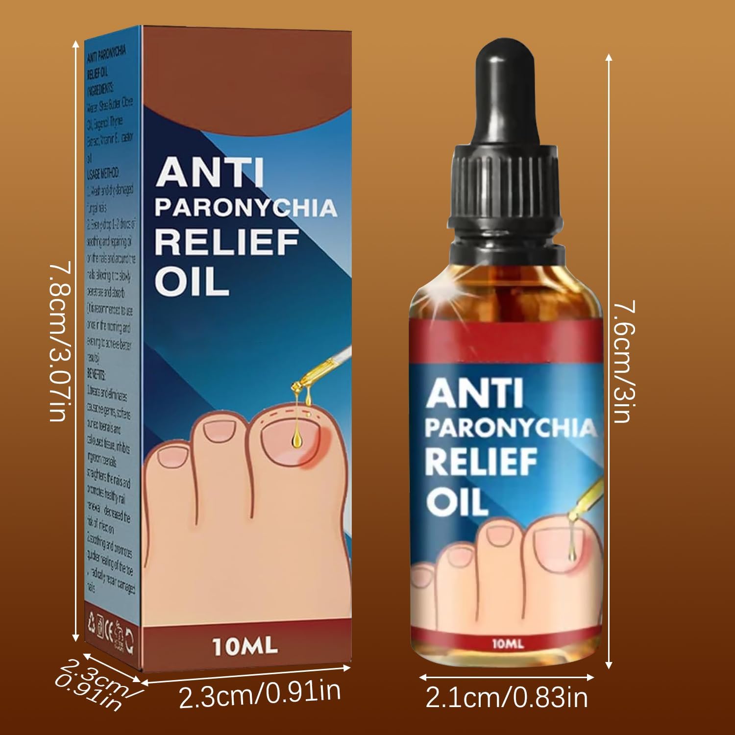 2PCS Paronychia Nursing Oil, German Toenailcare Anti Paronychia Relief Oil, Repair for Damaged Discolored Thick Nails - Image 7