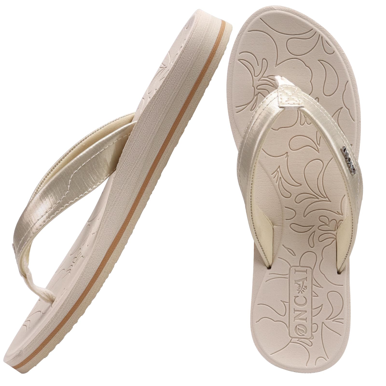 ONCAI Women's Flip Flops Comfortable Summer Beach