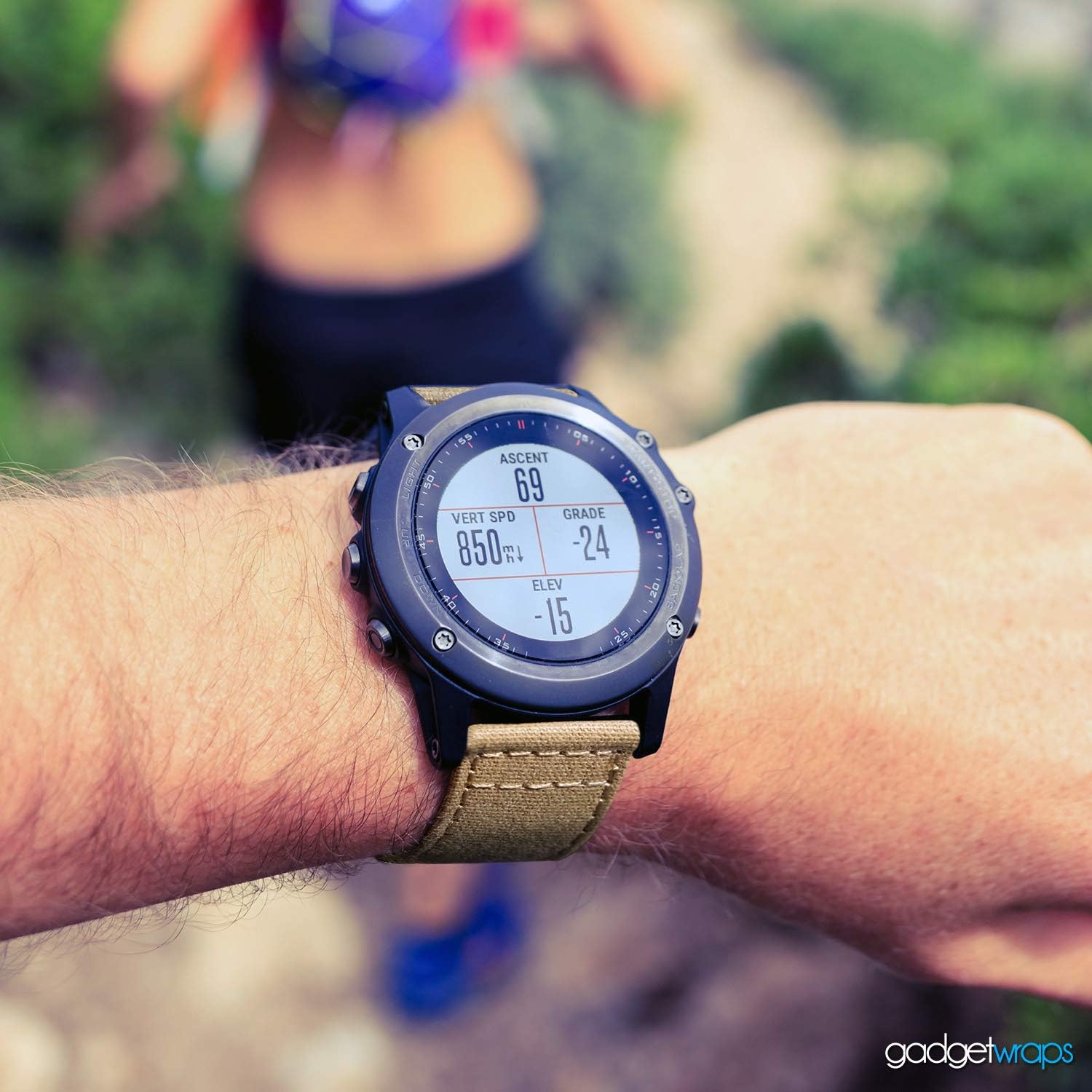 GadgetWraps 22mm Canvas Watch Band w/Quick Release Pins | Soft Nylon Replacement Strap for LG, Samsung Gear Classic, Galaxy & Frontier (S3, S2), Asus, ...