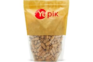 Yupik Dry Roasted Unsalted Peanuts In Shell, 1 kg, Kosher, Gluten-Free, Vegan, Whole Nuts with Shell, No Added Salt, Lightly 