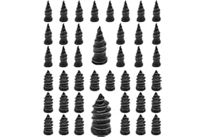 KEVWR 40PCS Tire Repair Rubber Nail, Vacuum Tire Repair Kits Spiral Rubber Nails, Tire Screw Plug Fast Tool Self Service Tire Repair Nail for car, Motorcycle, Truck, Tractor Tire Puncture Repair