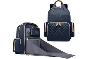 WITSTEP Diaper Bag Backpack with Changing Station, Baby Diaper Bag Organizer for Moms Dads Large Baby Changing Bags