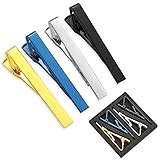 4pcs Tie Clips for Men Tie Clip Tie Bar Tie Bars