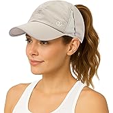TOP-EX Cooling UV 50 High Ponytail Baseball Cap for Women Breathable & Lightweight for Running Golf Workout Sports Cap