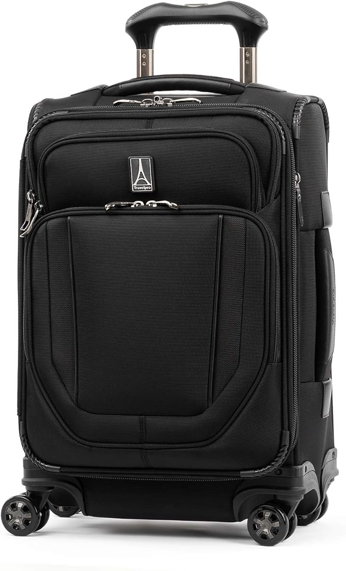 Travelpro Crew Versapack Global Carryon Exp Spinner, Jet Black (Black