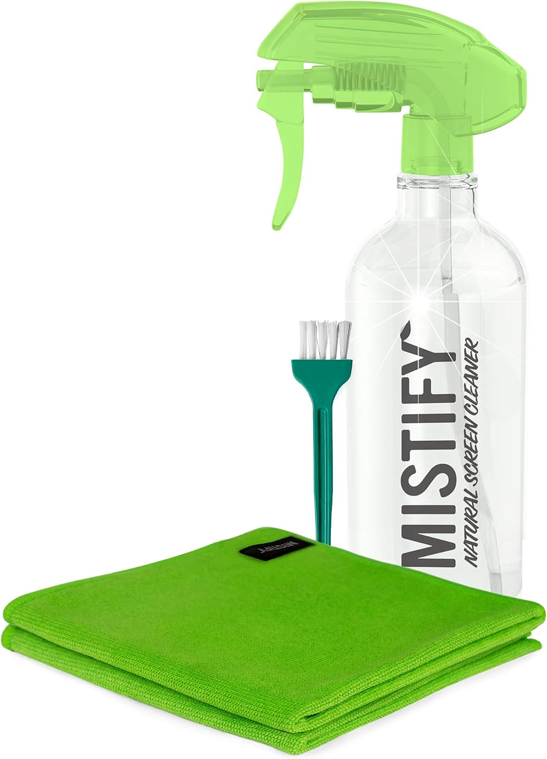 Mistify Screen Cleaner Mistify Natural Screen Cleaner Kit, 500ml with 2 Microfibre Cloths and ...