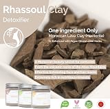 Fatimas Garden Rhassoul Clay 250g with 7 Herbs Detox Facial Hair Mask view 3